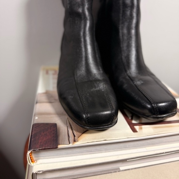 Clark Artisan Size 7 Casual Black Leather Ankle Boots - Picture 15 of 15